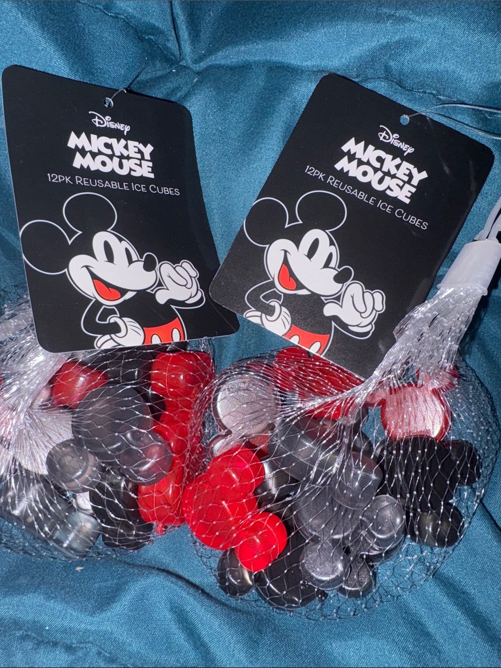 Disney Mickey Mouse Reusable Ice Cubes - 12 per pack (24 total)